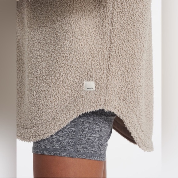 Vuori • Sycamore Sherpa Shirt Jacket Dark Salt Beige - Picture 9 of 14